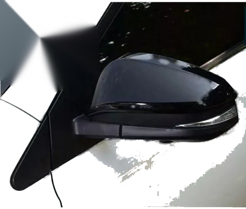TOYOTA RAV4 2 x Gloss Black Mirror Cover Trim (2014–2018)
