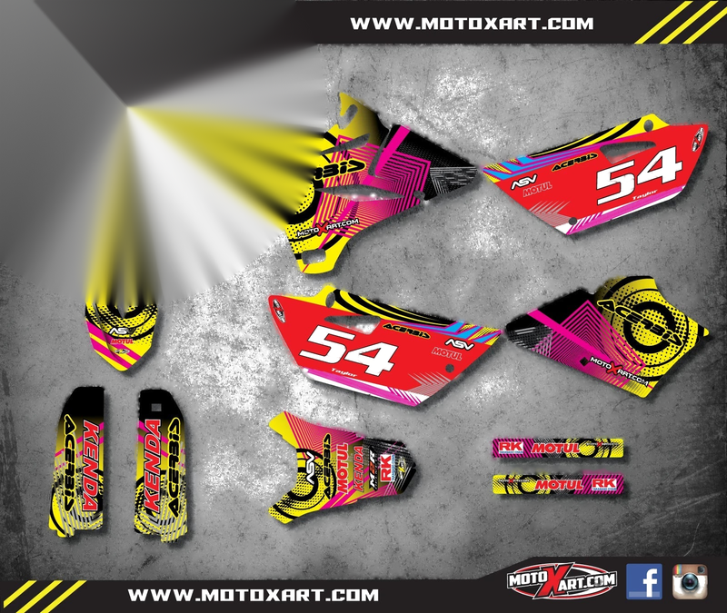 Yamaha YZ 85 Neon Style Stickers Kit (2015-2021)