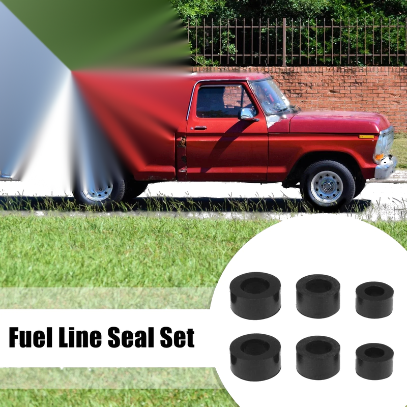 Ford Powerstroke Fuel Line Seal Rubber Diesel Sleeve Set (1994-2003)