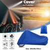 Universal Scooter Waterproof Blue Motorcycle Cover