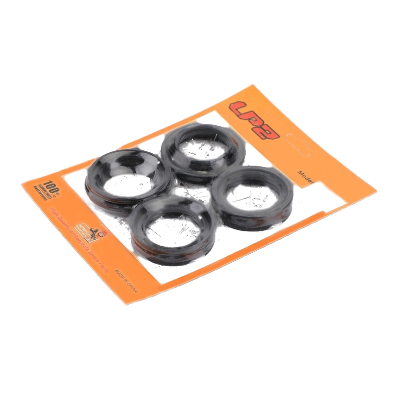 Kawasaki EN EX EL450 EN500 Fork Seal Ring Set with Dust Caps (1985-2007)
