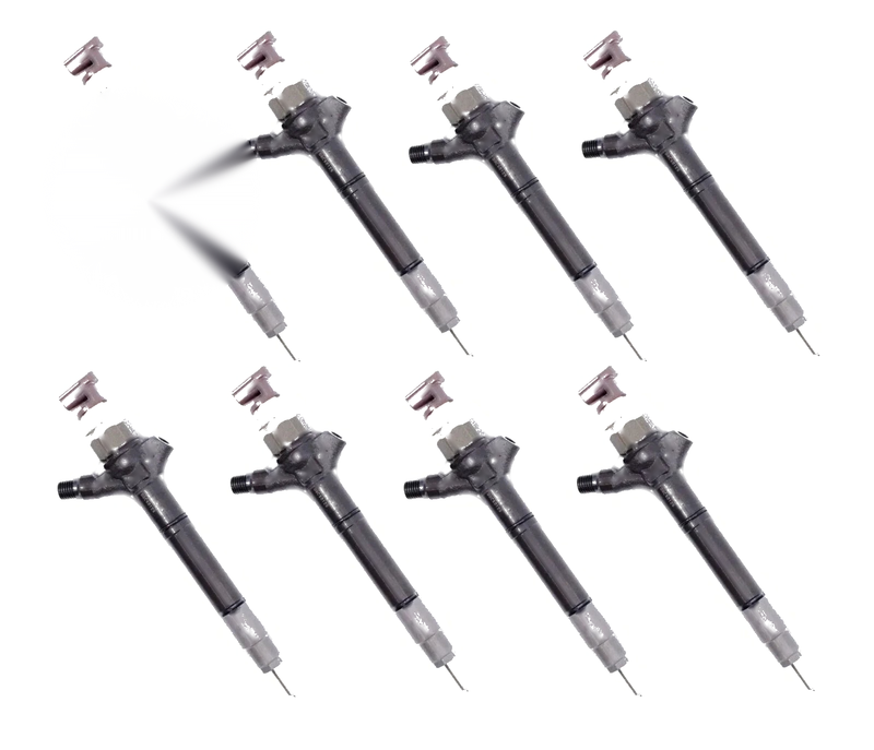 Toyota Land Cruiser V8 70 76 79 8 x Diesel Fuel Injectors (2007-2023)
