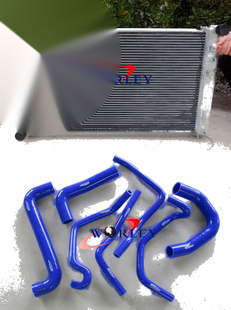 Holden Commodore VT VX VU HSV V8 Aluminum Radiator + RED Hose (1997-2002)