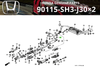 Honda Civic Self-Locking Nut 8mm 2 x