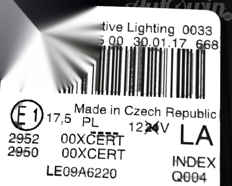 Mercedes Benz C-Class W204 Xenon LED Right & Left Headlight Set (2007-2014)