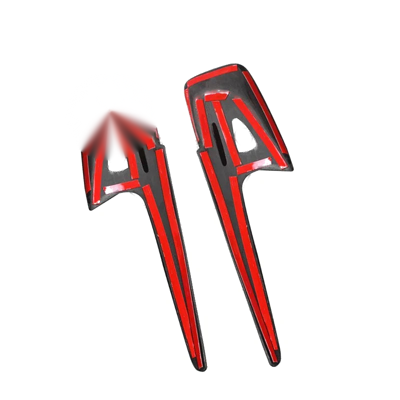 Mitsubishi Lancer EVO 10 / X Carbon Fiber Headlight Eyebrow Covers