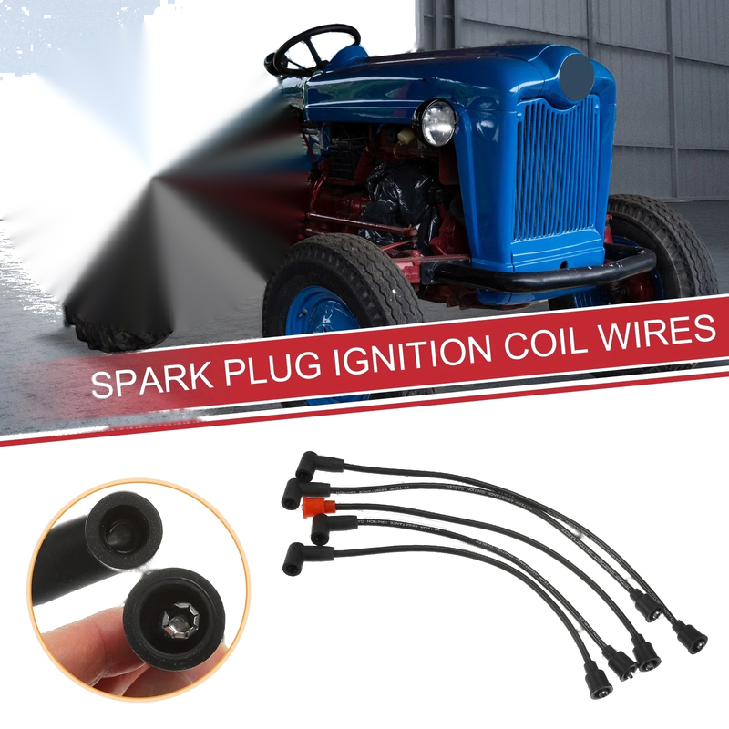 Ford NAA 501 600 601 700 5 x Spark Plug Wire Ignition Coil Cables
