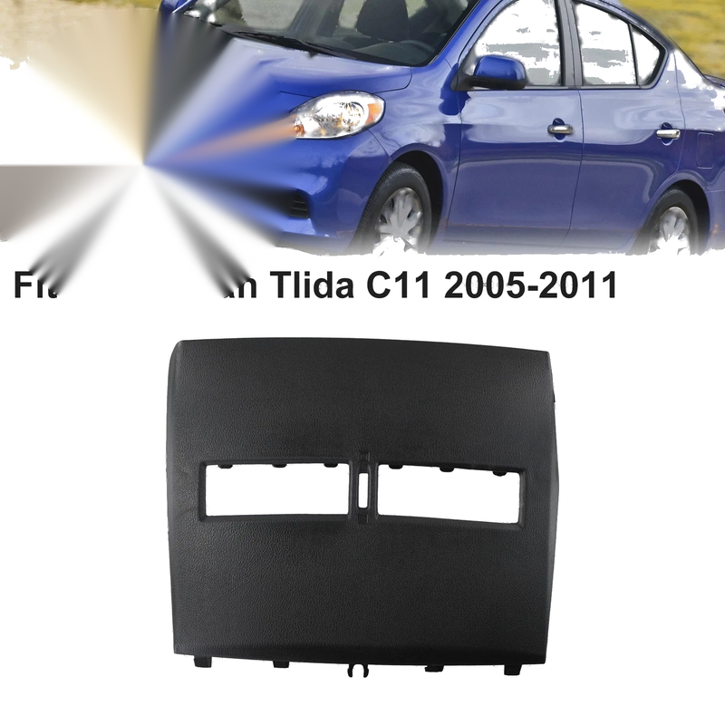 Versa Front Upper Top Center Dash Air Vent Trim Bezel (2007–2012)