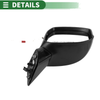 Honda Civic (2012-2015) Manual Folding Gloss Black Right Door Mirror