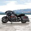 Harley Road King Glide FLHR FLHRC Black Driver Passenger Seat (2009-2023)