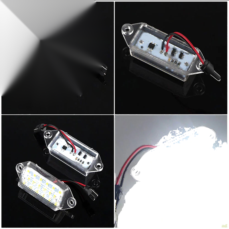 Mitsubishi Lancer EVO VIII IX X White LED License Plate Light (2003-2015)