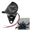Motorcycle Black 12V Universal Odometer Speedometer Tachometer Gauge