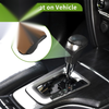 Toyota Highlander (2020-2024) Black Faux Leather Car Gear Shift Knob Cover