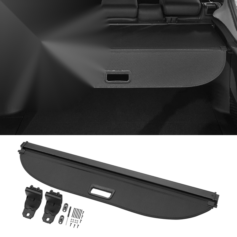 Toyota C-HR Rear Trunk Parcel Shelf Gloss Black Retractable Cargo Cover