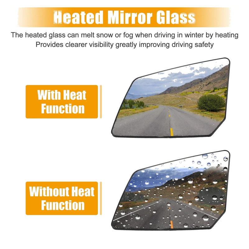 Chevy Traverse & GMC Acadia Left/Right Heated Mirror Glass