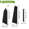 BMW 1-Series Black 6 Pcs Door Pillar Window Trim (2017 - 2021)