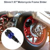 Make Model 12mm Aluminum Alloy Plastic Slider Frame Bolt Blue