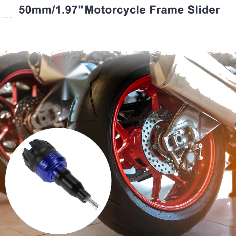 Make Model 12mm Aluminum Alloy Plastic Slider Frame Bolt Blue