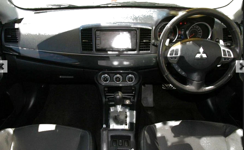 Mitsubishi Lancer CJ CF (2007-2019) Black Non-Slip Dashboard Cover Mat