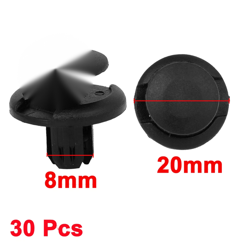 Honda Accord 30 x 8mm Nylon Rivet Fasteners (2003-2007)
