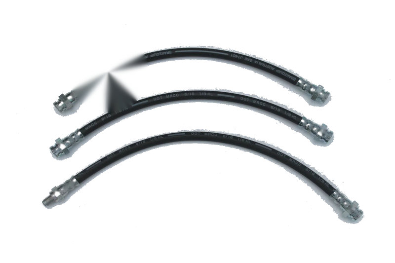 6 Cyl LC LJ Torana Disc Brakes Brake Hose Set Front & Rear (1970-1979)