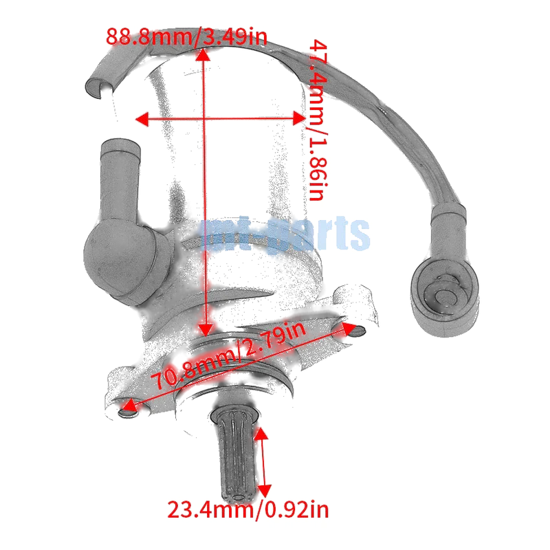 Yamaha YFM50 Raptor 50, YFM80 Raptor 80 Starter Motor Assy (2002-2008)