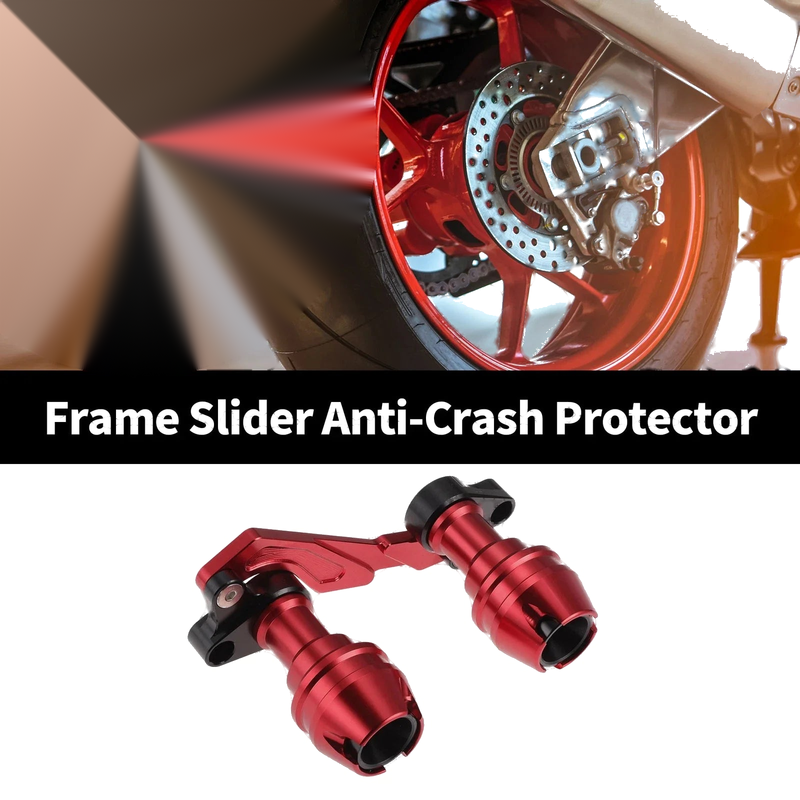 Motorcycles Frame Slider / 175 mm / Aluminum Alloy Red