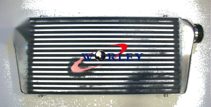 Car Model 600x300x70mm Front Mount Aluminum Turbo Intercooler