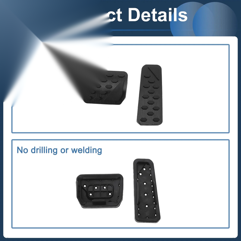 Jeep Grand Cherokee Automatic Foot Accelerator Pedal Covers (2022-2025)