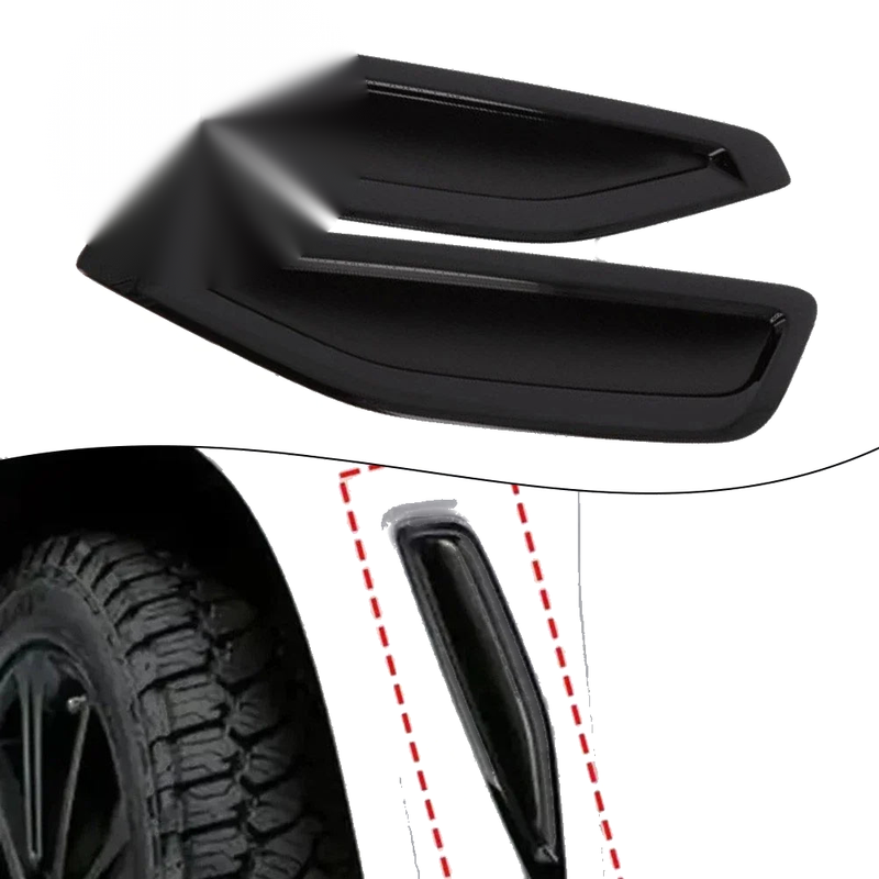 BMW X5 2 x Front Left/Right Black Fender Trim (2017–2021)