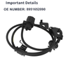 Toyota Yaris (2007-2009) 1 Pcs Rear Right ABS Wheel Speed Sensor