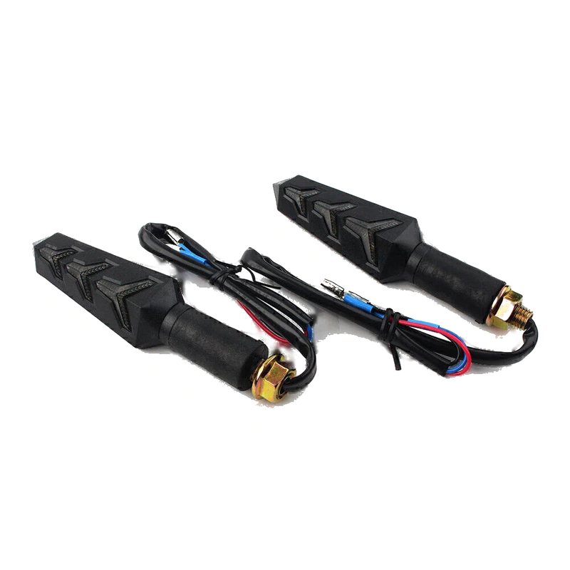 Make & Model 2 x Universal Motorcycle 12V LED Amber Turn Signal Lights