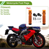 Honda / Suzuki / Yamaha Foot Pegs 2 x Motorcycle