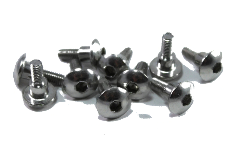 Pan Allen 10 x m5 carenatura Bulloni 6mm Allen Head Stainless Steel