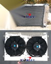 Pontiac Firebird / Trans Am 3ROW Aluminum Radiator & Fans (1970-1981)