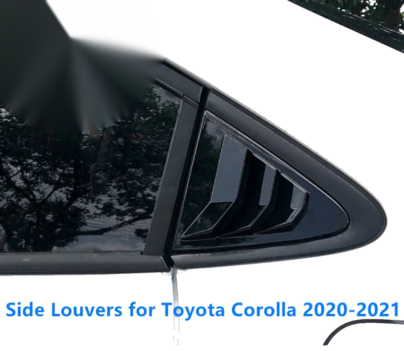 Toyota Corolla 2 x Panel Window Side Louvers Vent (2020–2021)
