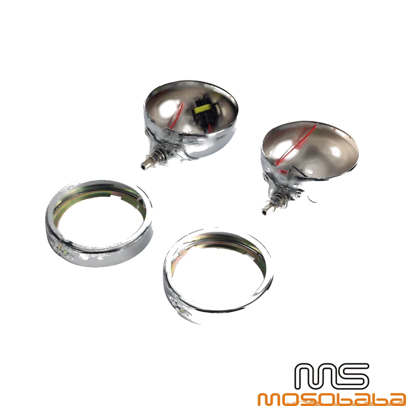 Harley FLHX FLHXXX 4.5in Motorcycle Fog Light Housing (2006-2023)