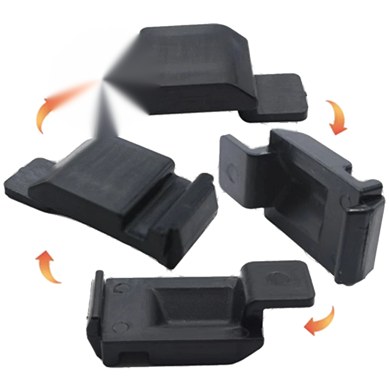 Benz W123 240D 280E 300D 4Pcs Door Lock Striker (1976-1985)