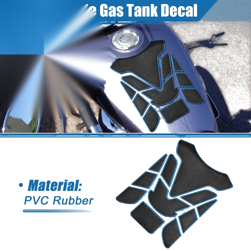 Motorcycle 1 Pcs / 7.68x5.63 / Universal 3D Motorcycle Gas Tank Decal