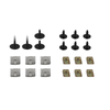 Mercedes C-Class W203 C-Class Clips 24pcs Undertray Screws (2000–2007)