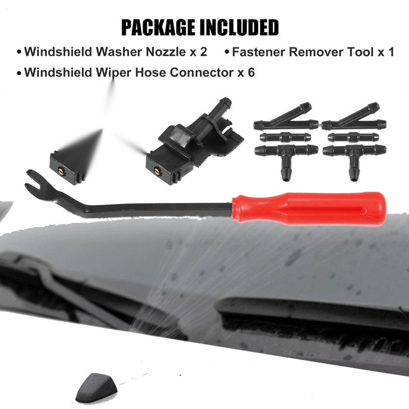 Toyota Corolla 9pcs Front Windshield Washer Nozzles (2007-2013)