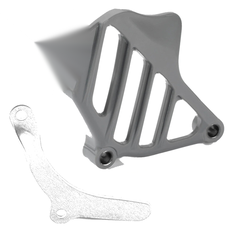 Honda CR250R CR500R Front Sprocket Cover & Chain Guide (1992–2001)