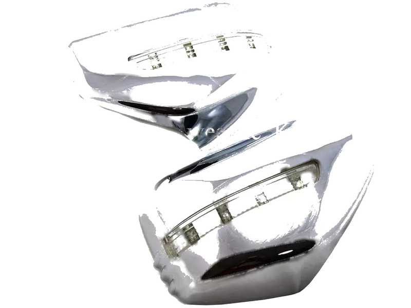 Mitsubishi L200 Triton LED Chrome Mirror Covers (2006-2014)
