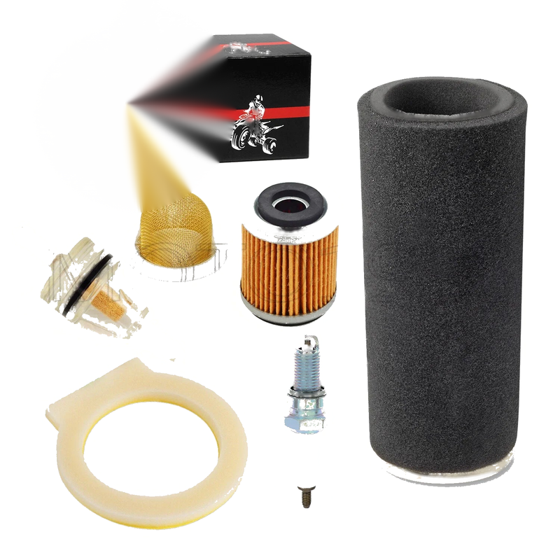 Yamaha Raptor 350 Air Filter Oil Filter Spark Plug Kit (2004–2013)