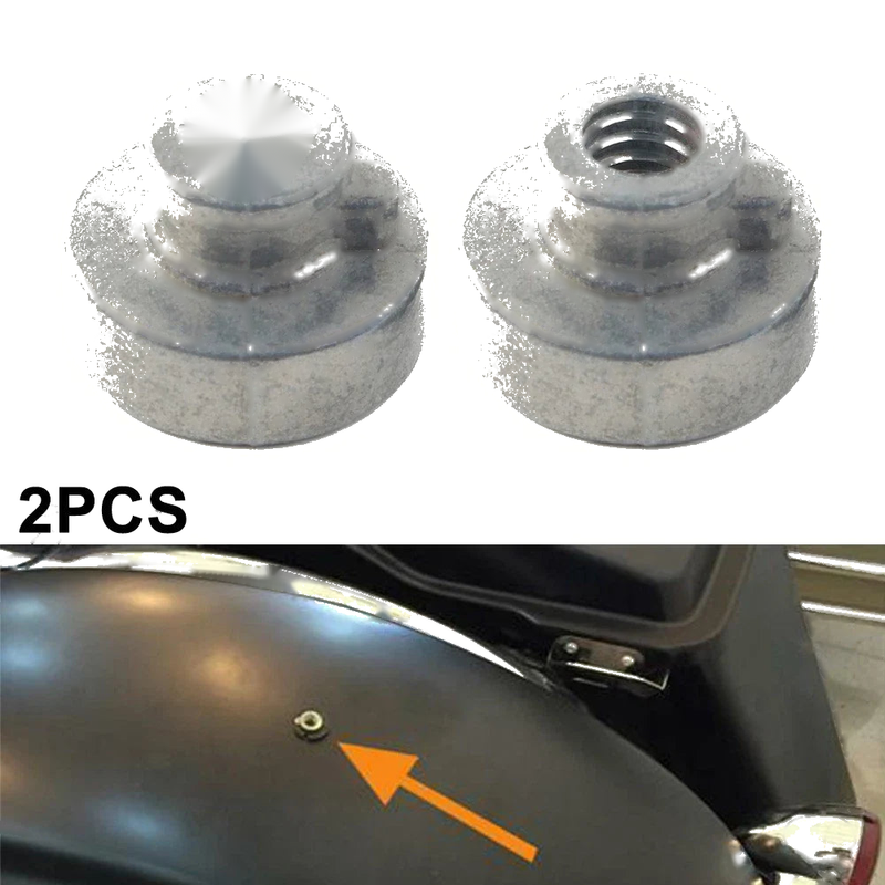 Harley Fender Passenger Seat Bolt Tab Cover (1996-2021)