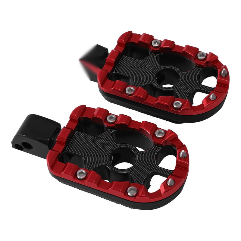 Harley Softail Fat Bob Black Red Foot Pegs (2018-2024)