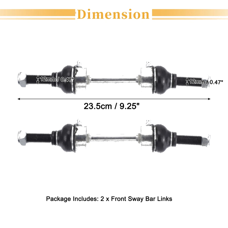 Ford F-550 Super Duty Front Stabiliser Sway Bar Links (2009-2018)