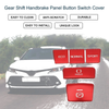 Toyota Camry Red Gear Shift Handbrake Panel Button Switch Cover (2018-2022)