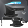 Isuzu D-Max Carbon Fiber Gloss Black Car Door Handle Cups