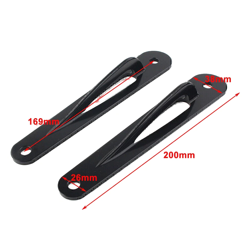 Harley Touring Ultra Limited Black Custom Tie-Down Brackets (2014-2023)